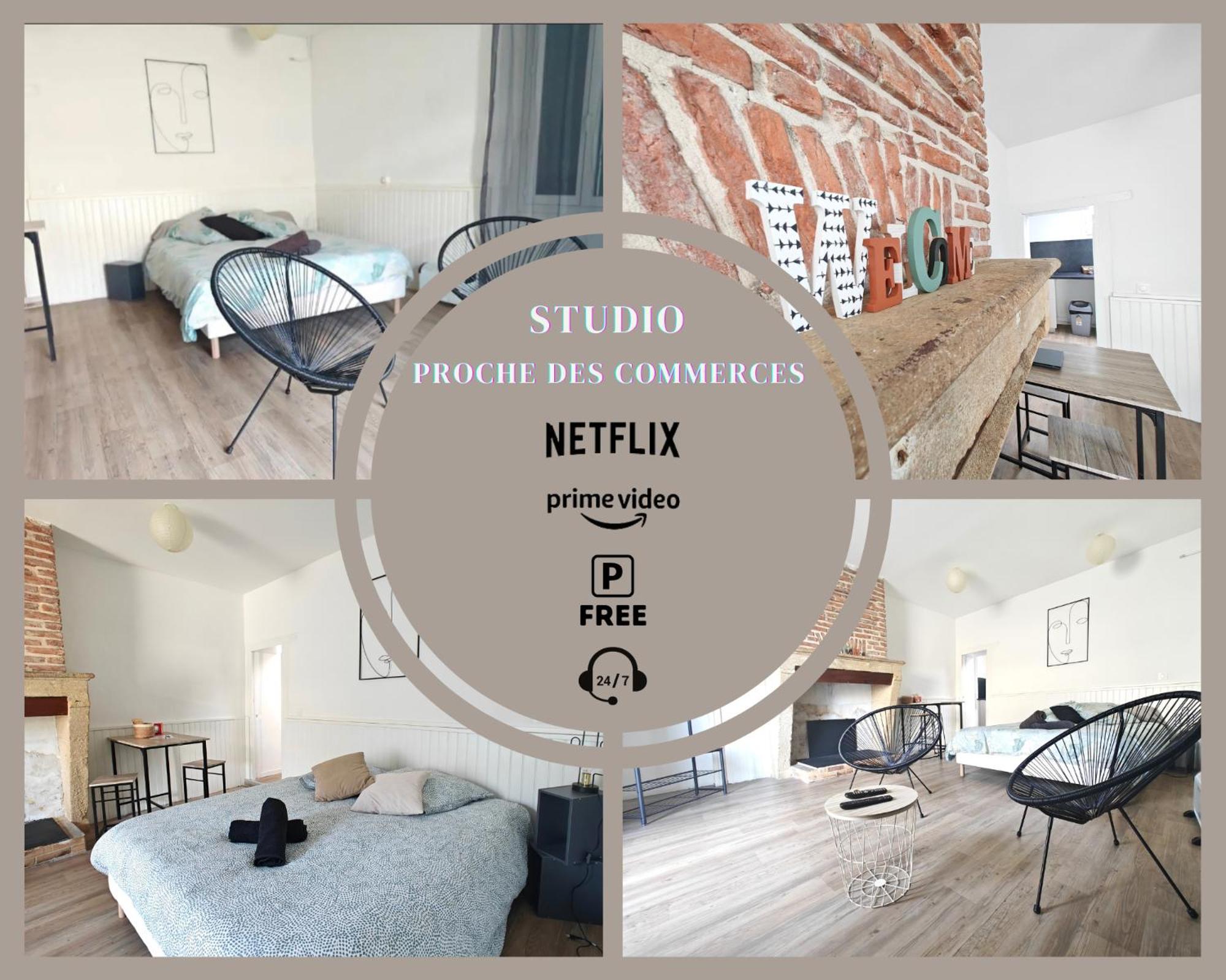 Studio Entier Proche Des Commerces - 1 A 2 Pers - Langon  Exterior foto